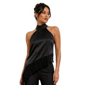 Juliette Satin Lace Halter