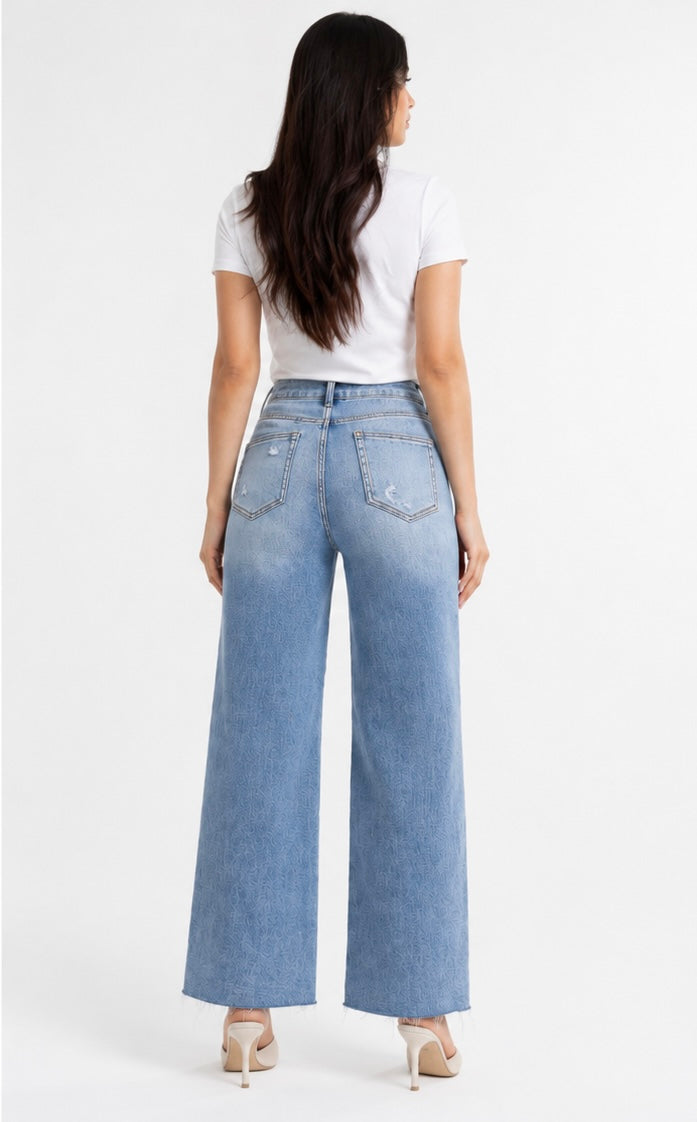 High Rise Straight Jeans