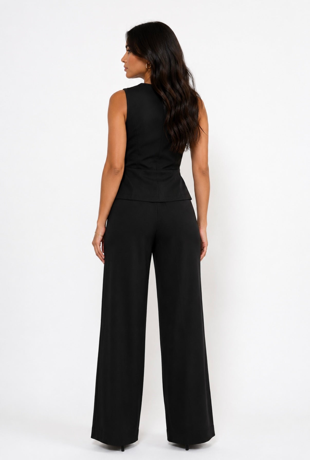 Tailored Vest & Straight Leg Pants Set