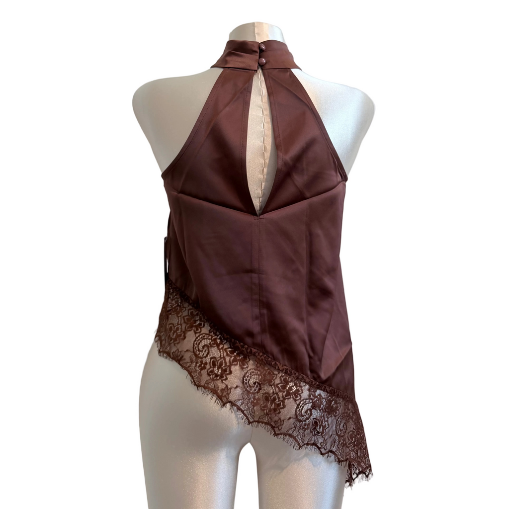 Juliette Satin Lace Halter