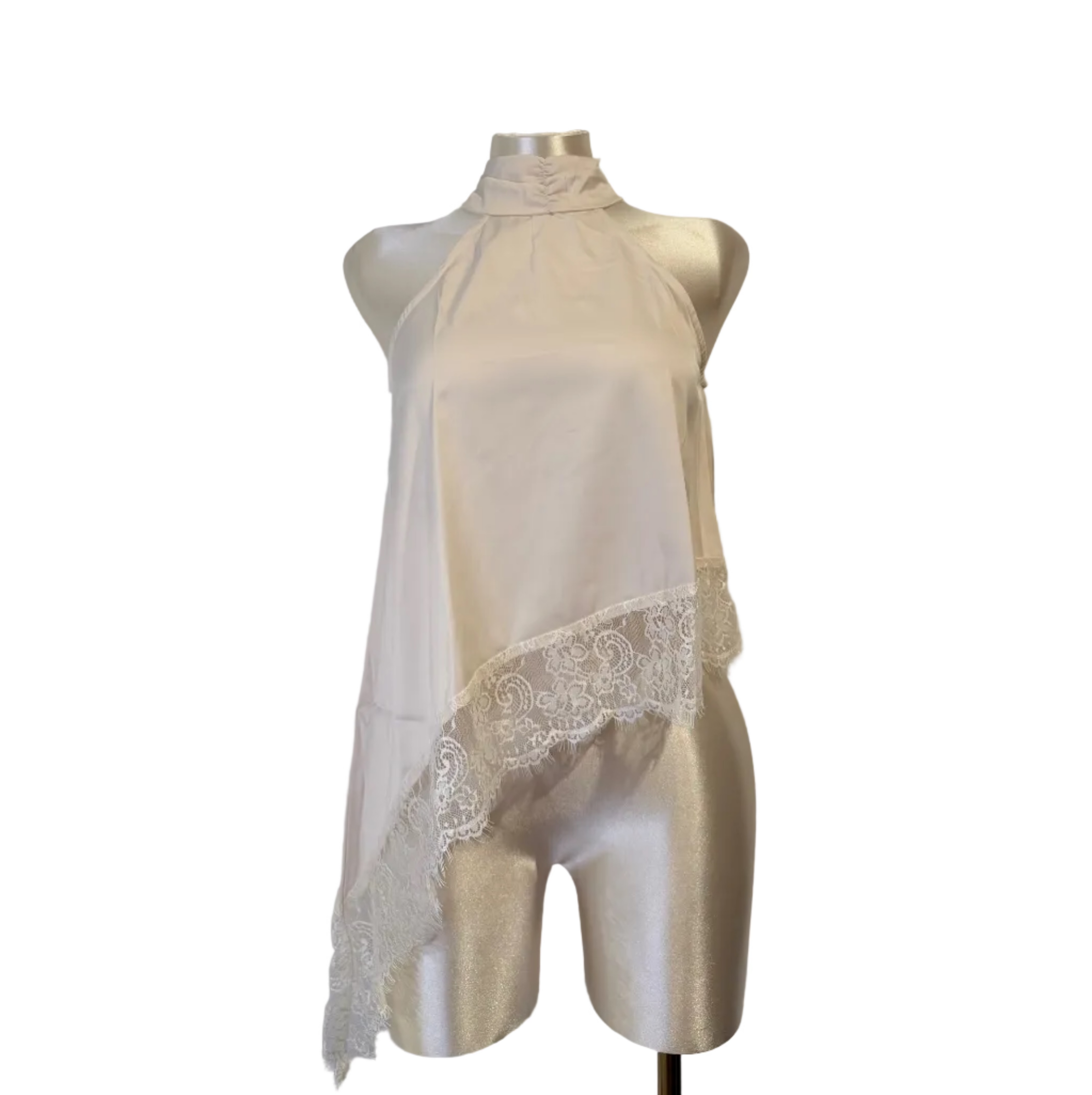 Juliette Satin Lace Halter